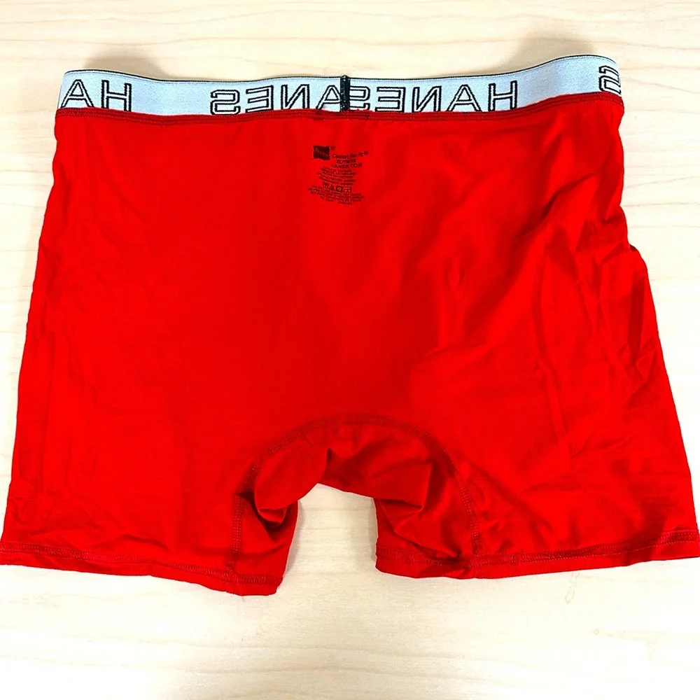 NWT 3-PK Hanes Flex Fit Boxer Briefs S